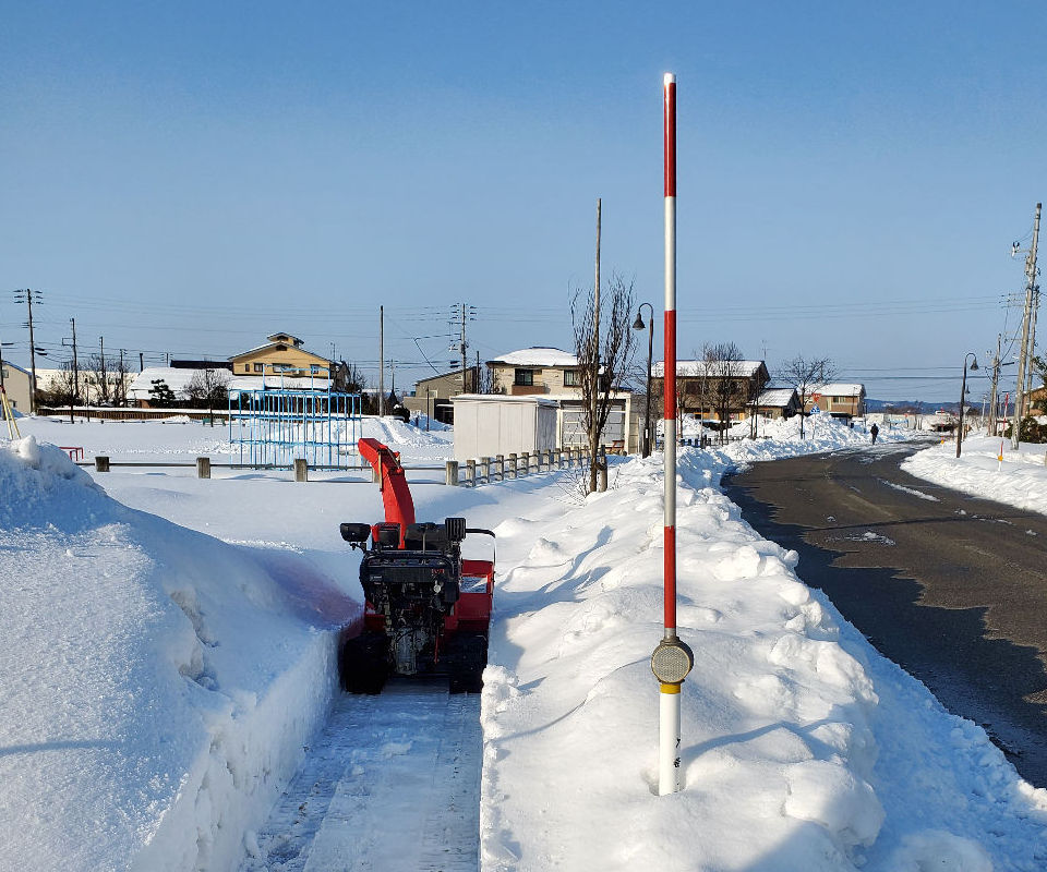 冬は除雪活動
